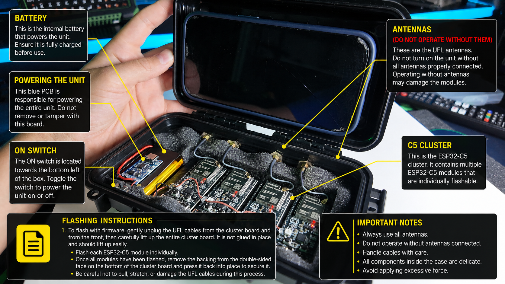 Archlabs ESP32‑C5 Quad Wardriver