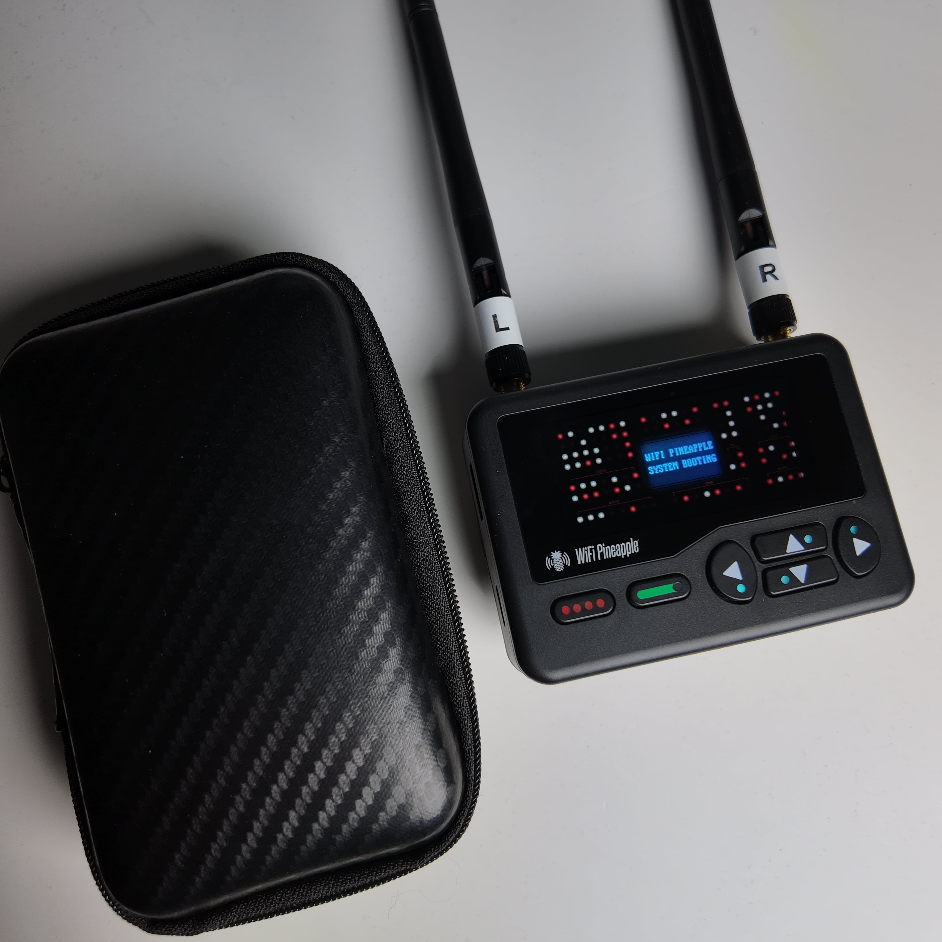 Wi-Fi Pineapple Pager — DualTenna Mod (Ship-In)