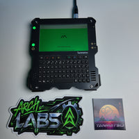 Tanmatsu Archlabs Meshtastic Cyberdeck