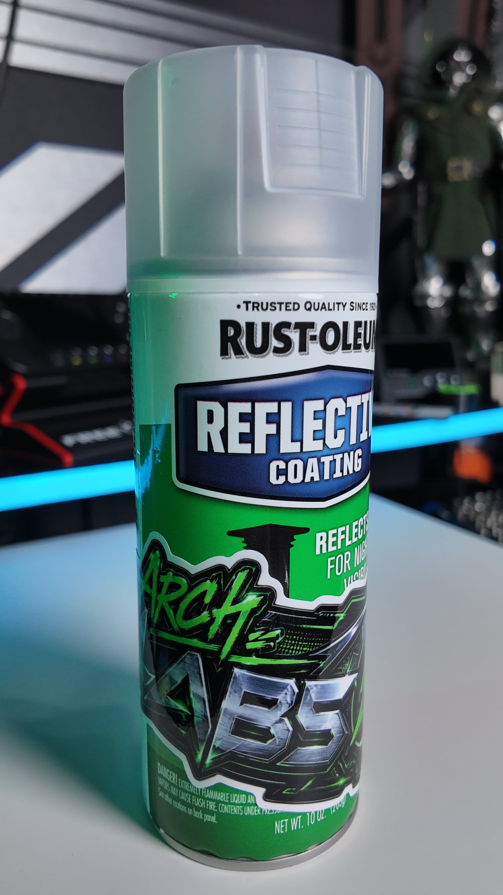 Anti-Flock Reflective Spray